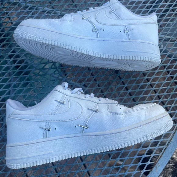 Nike Air Force 1 '07 LX 'Sisterhood - ‘White Metallic Silver' - Size 9.5 - Picture 2 of 9